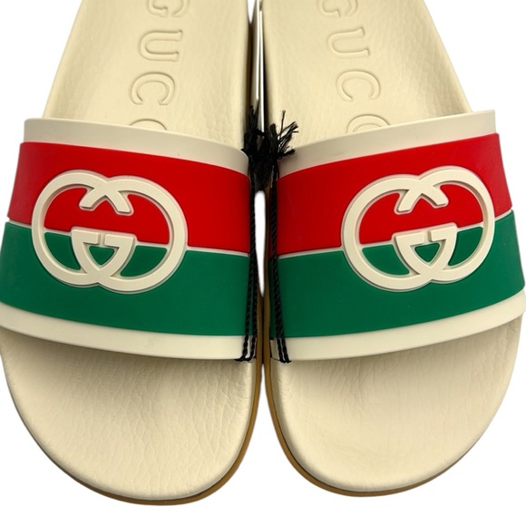 Gucci Interlocking G Slide Sandals Size 39 - Picture 7 of 15